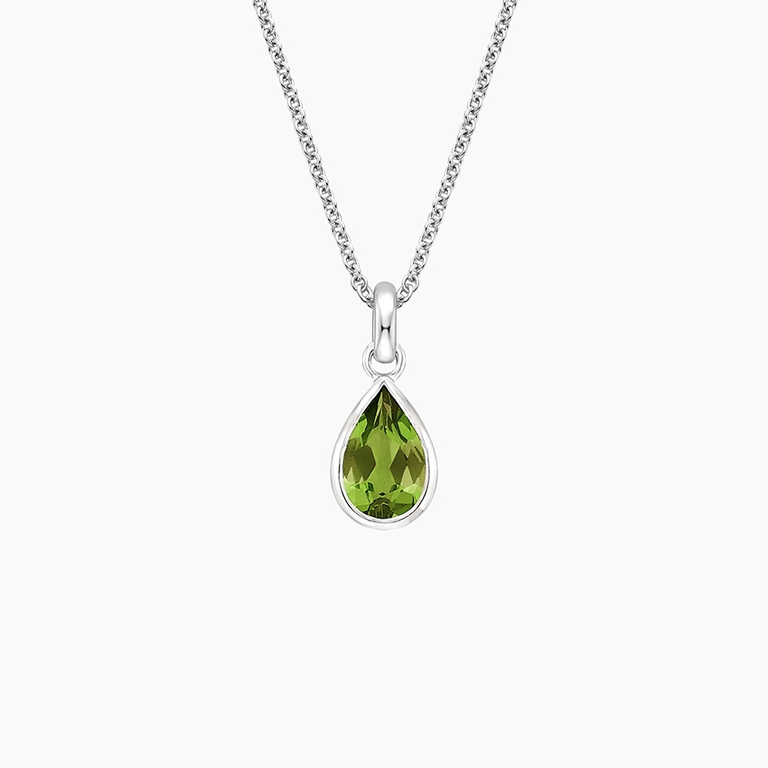 Peridot Necklace for your best partner gift