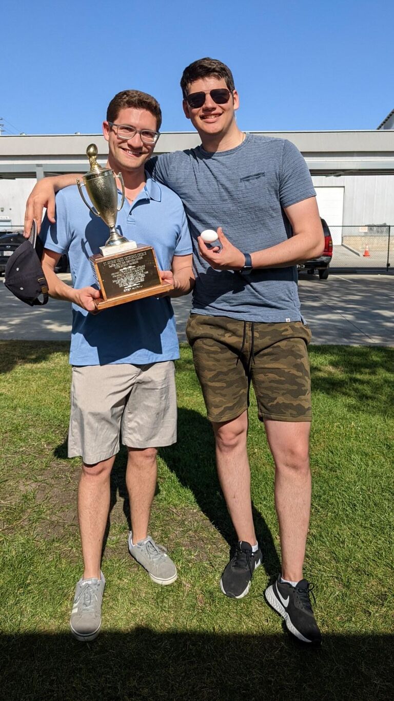 NEKTARIOS WON THE ANNUAL ST. GEORGE EGG TOSS!