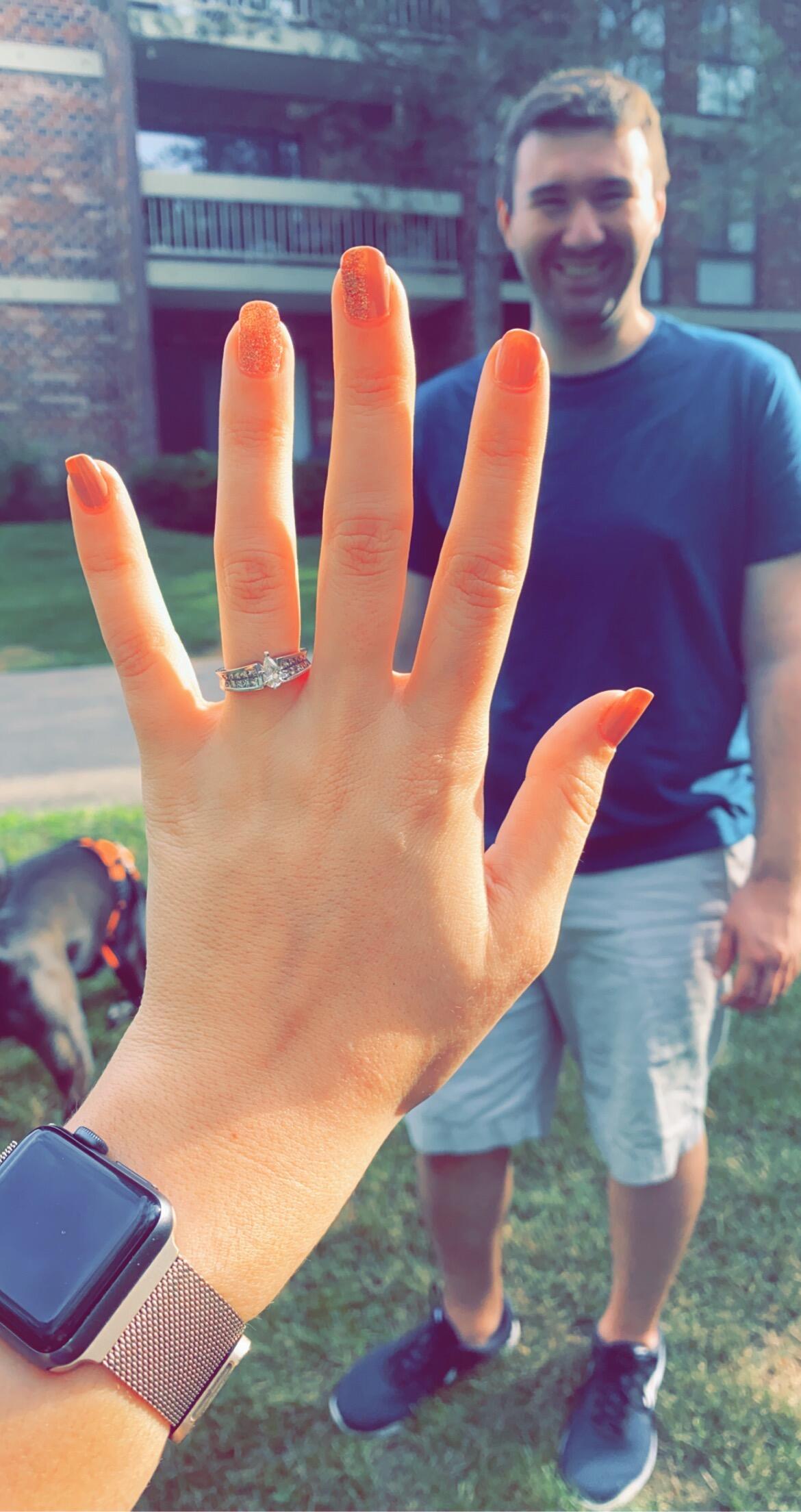 They got engaged!