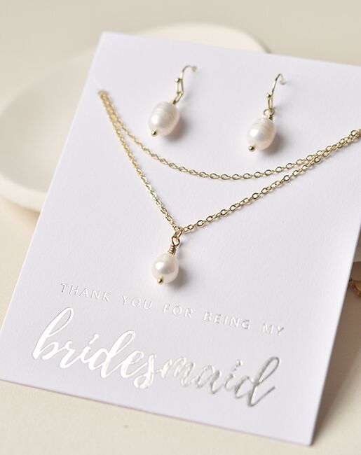 pearl bridesmaid jewelry