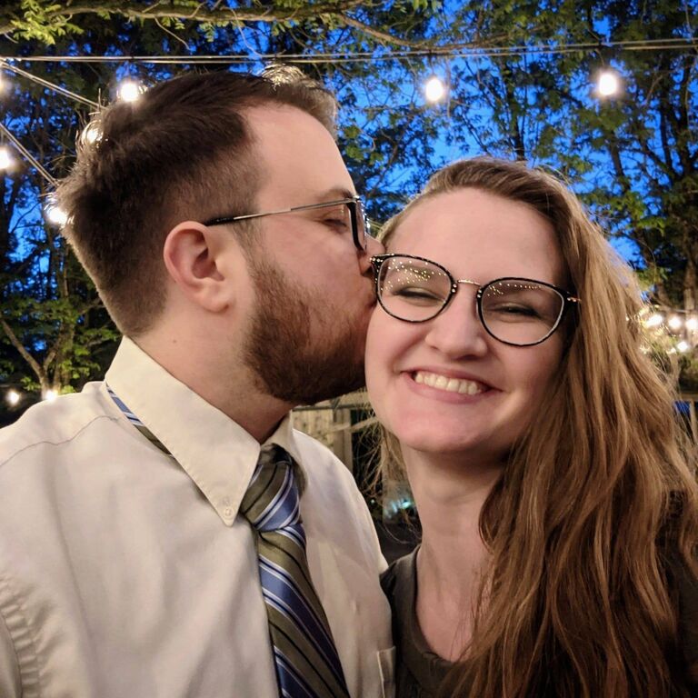 Becca has just passed her licensing exam and begins practicing veterinary medicine. David was a constant source of love and support throughout this process! 