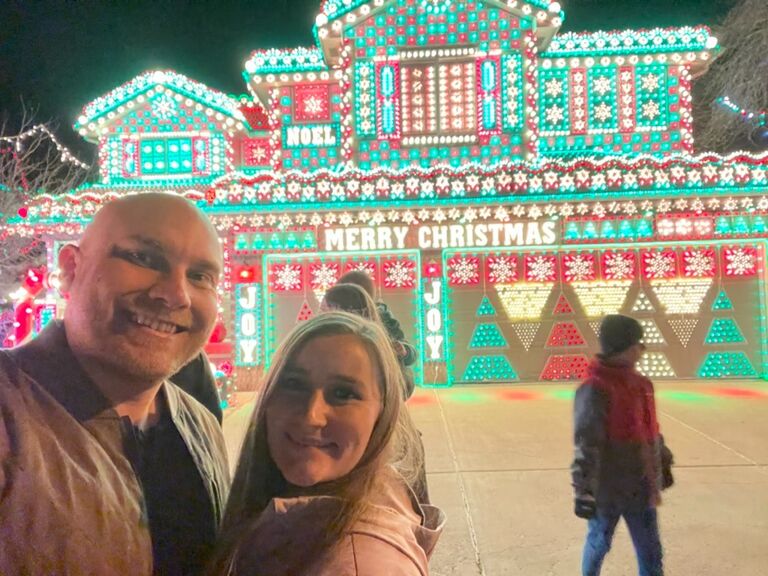 Famous Christmas lights house in Highlands Ranch