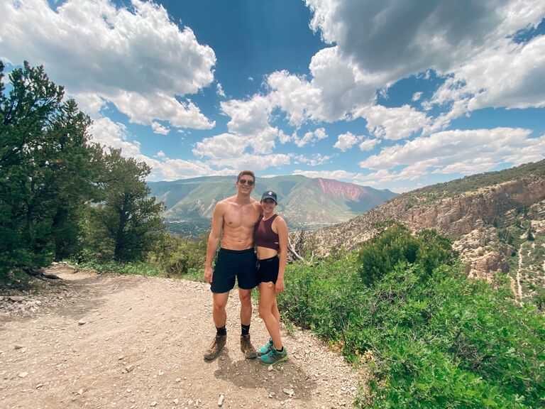 "This was my backyard." Jolie brought Will to see her hometown, Glenwood Springs, CO.