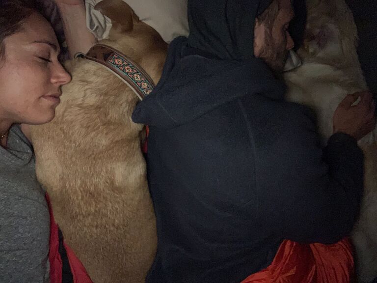 Their dogs got to meet. They camped, they hiked, they cooked, and really tried to see if there was a spark there. SeaSea knew it. This was meant to be. For Andy though, not quite ready to acknowledge how deeply he loved her, wasn't ready for a relationship with her. The trip ended with poor communication and hurt hearts. Needless to say, it was still not their time.