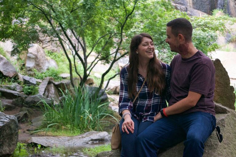 Visiting the Japanese Gardens at Maymont with Alex and Anya in Richmond, Virginia. We loved spending time with them in the green northeast!