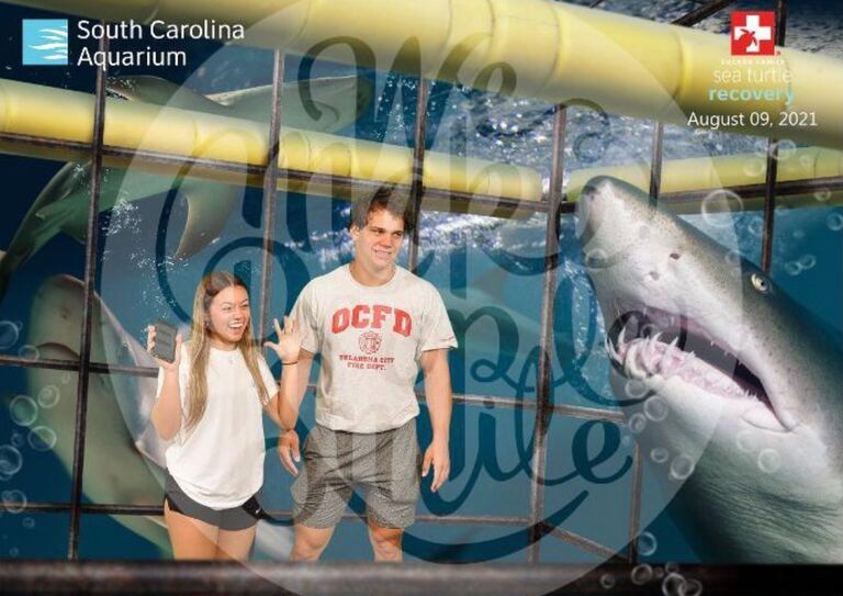 Visited a friend in South Carolina and went to the aquarium!