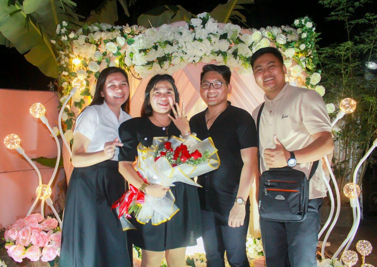 Ate Justine and Kuya Rain. 