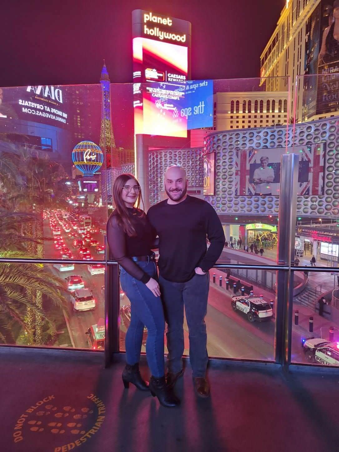 Our first vacation together (Vegas).