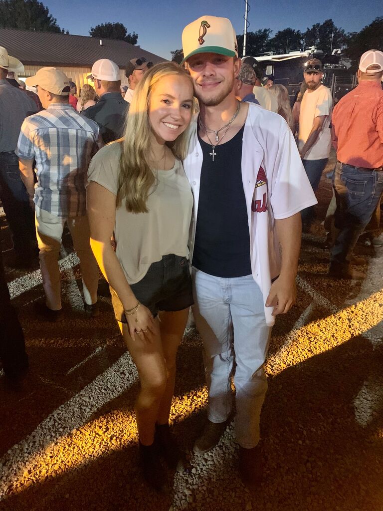 Our first rodeo together, little did we know how much our lives were about to change!