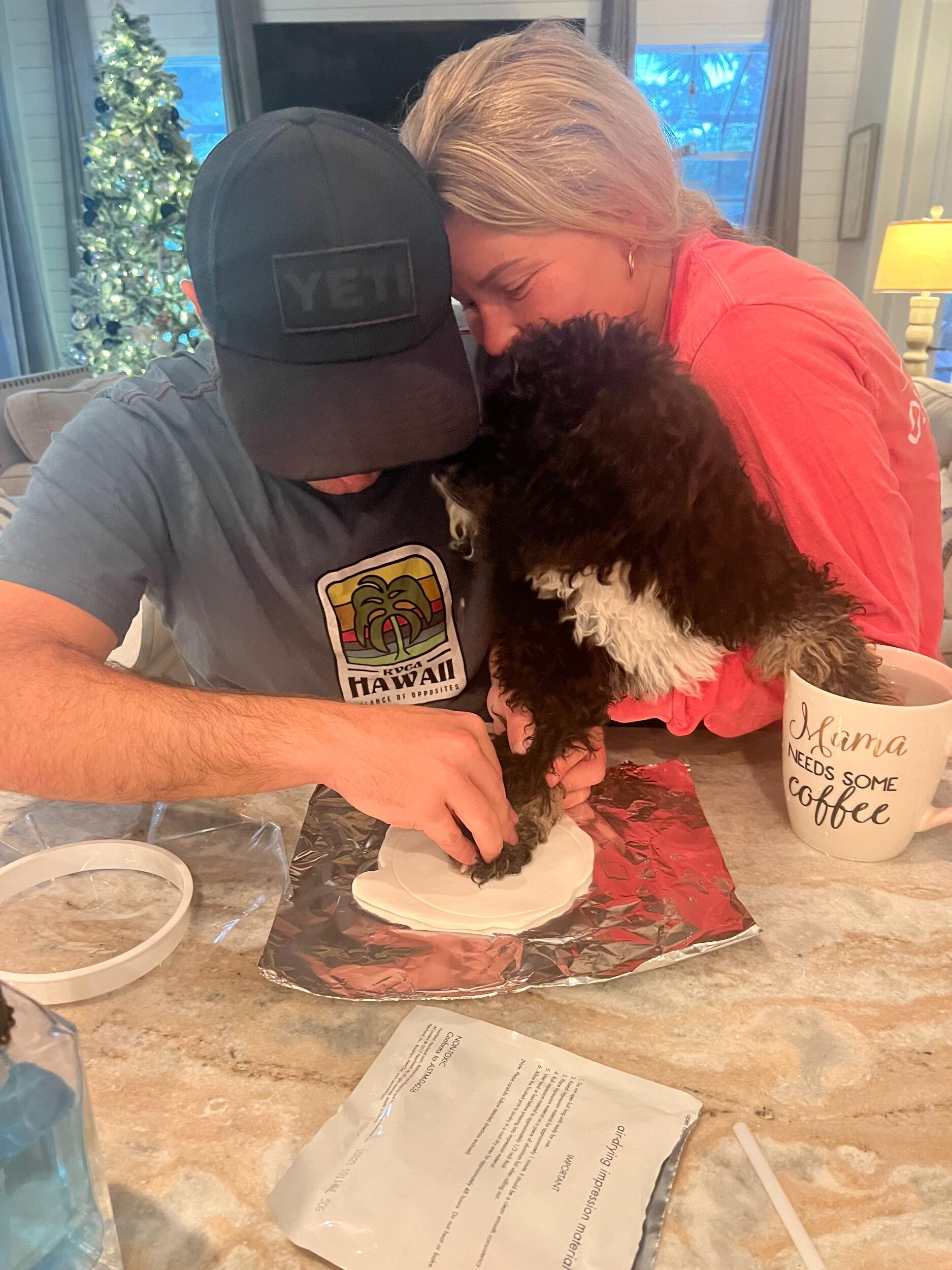 Celebrating our first Christmas as pet parents!