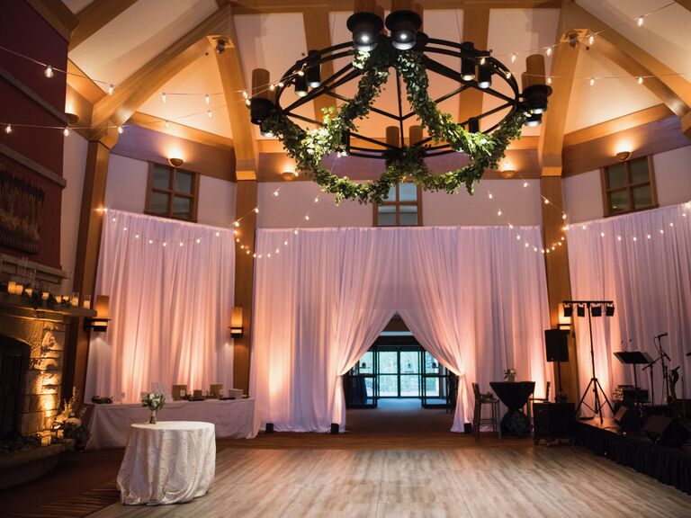 vail colorado wedding venue with elegant rustic ballroom
