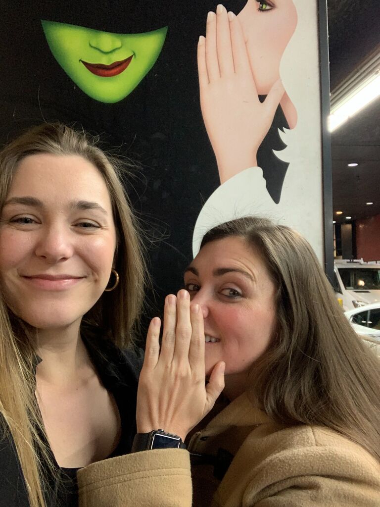 Seeing Wicked on Broadway!