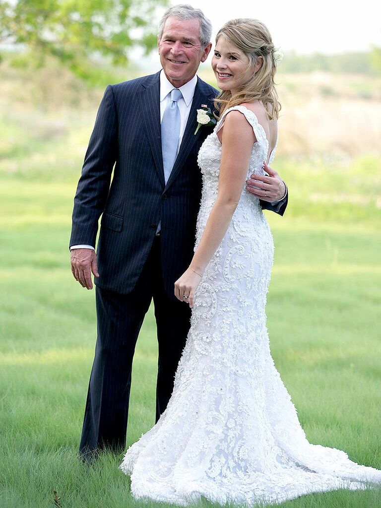 Jenna Bush's wedding dress