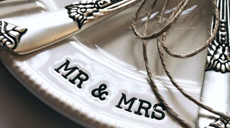 Style Me Pretty Mr & Mrs Napkin Rings | Michaels