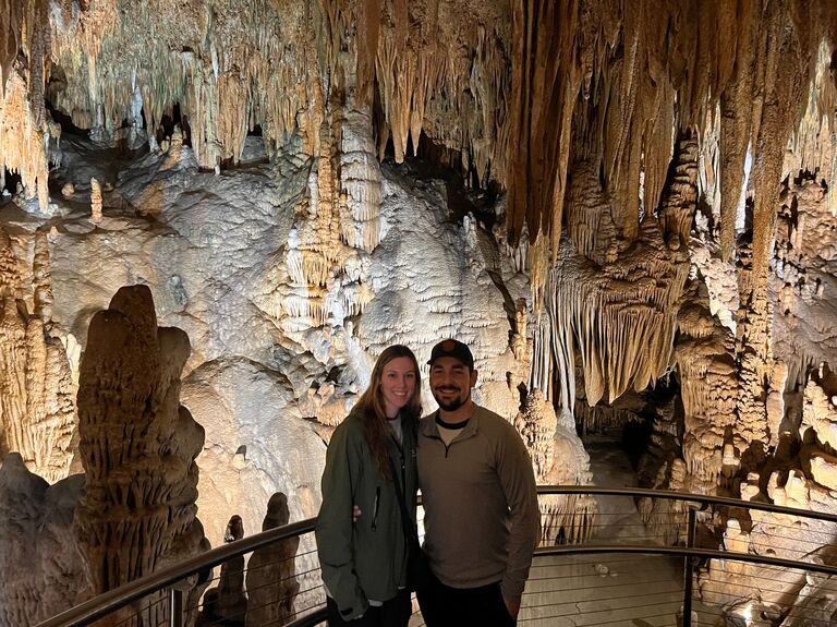 Luray Caverns for Joel's birthday!