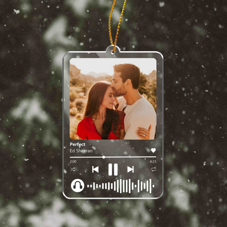 Personalized song ornament