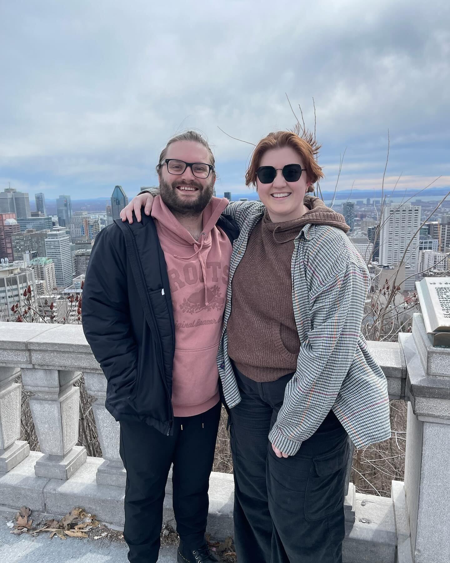 Celebrating Soph's birthday in Montreal