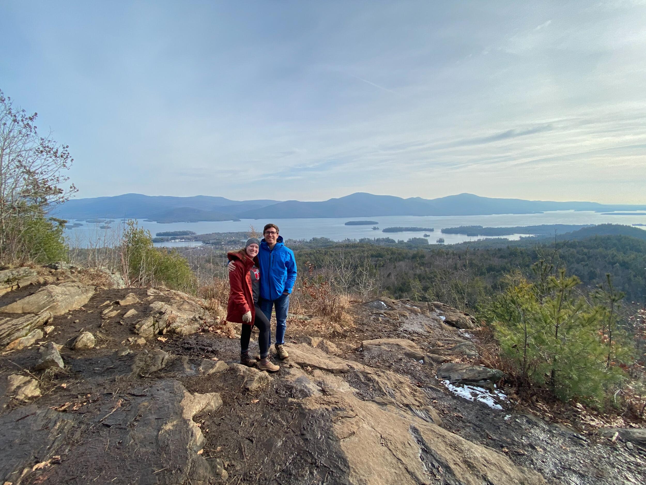 Lake George hike with a gorgeous view 