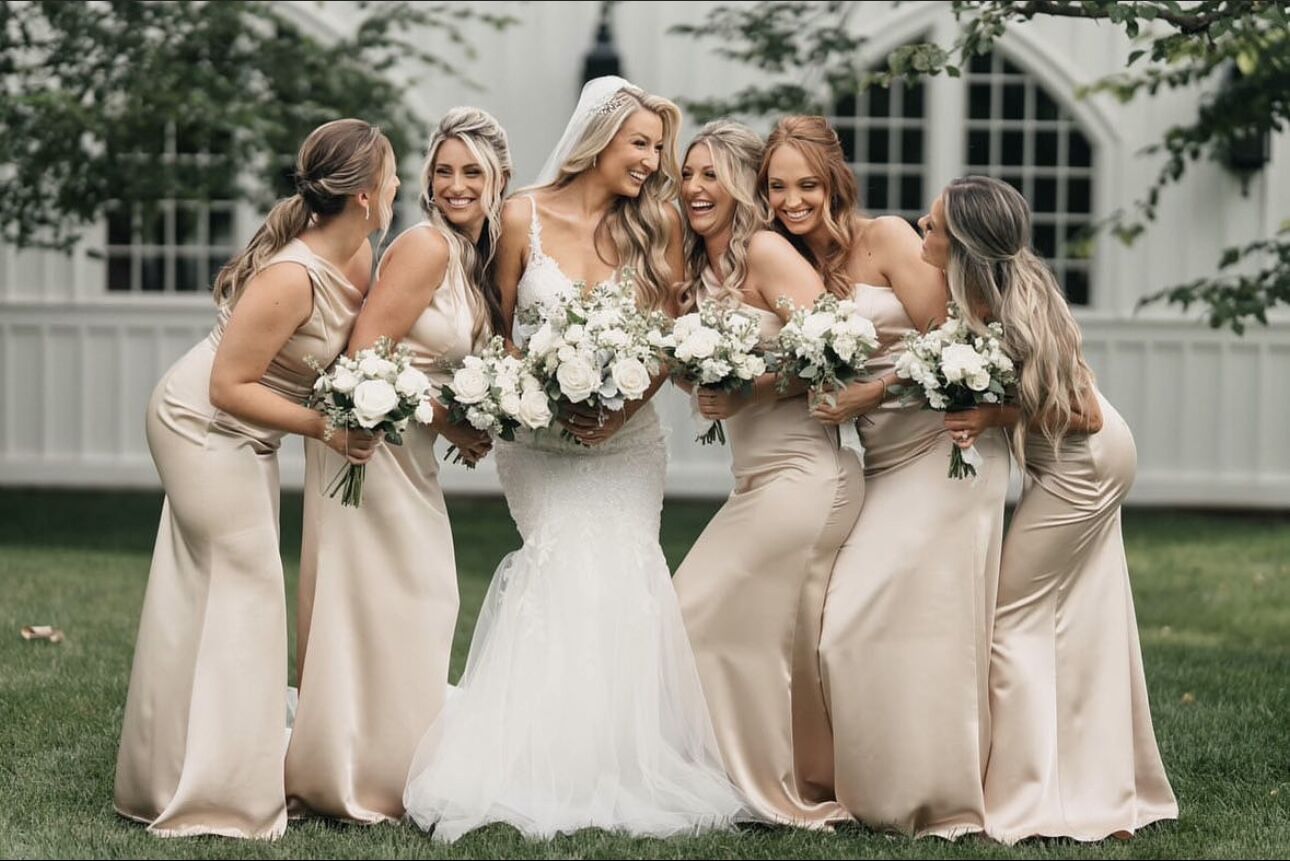 Bella shop bianca bridesmaid