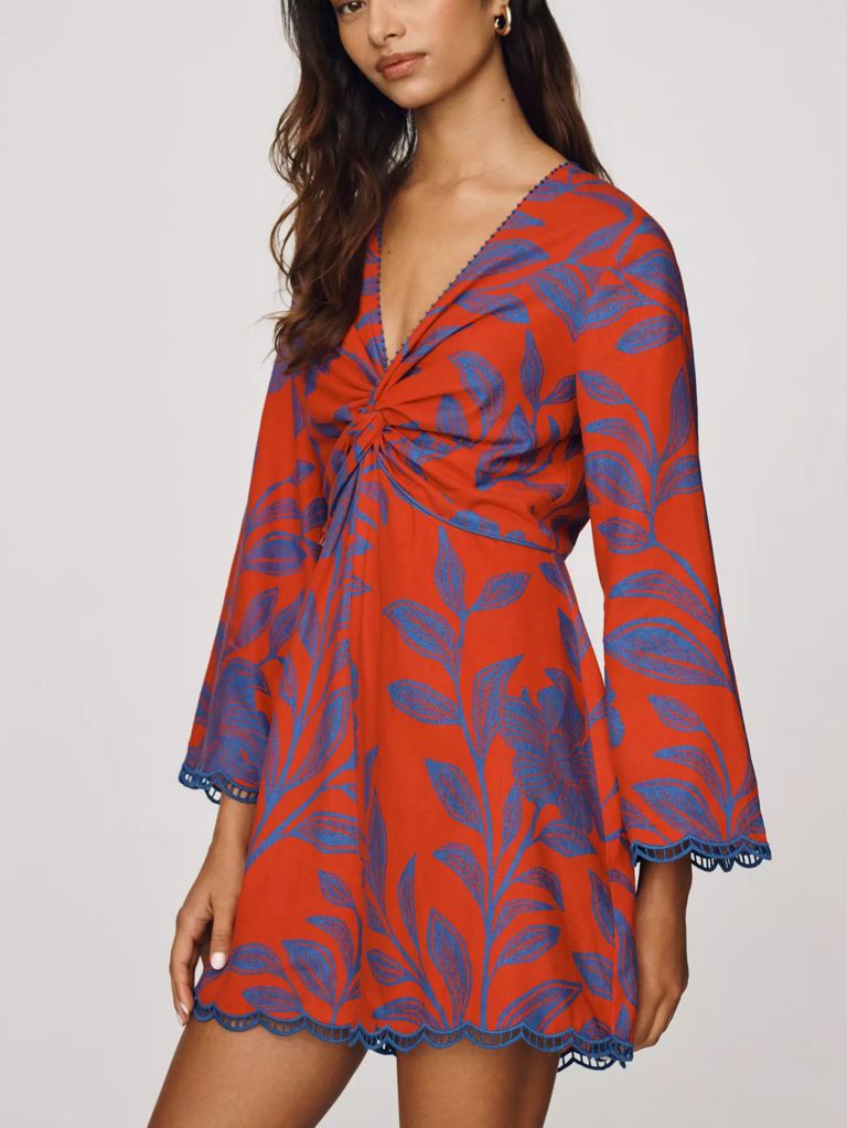 Farm Rio x Anthropologie floral romper