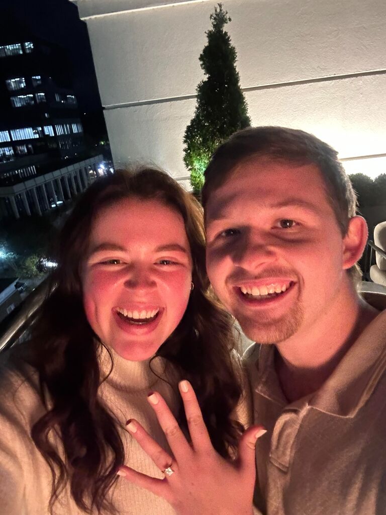 luke proposed to ellie in huntsville! best day ever!!!!