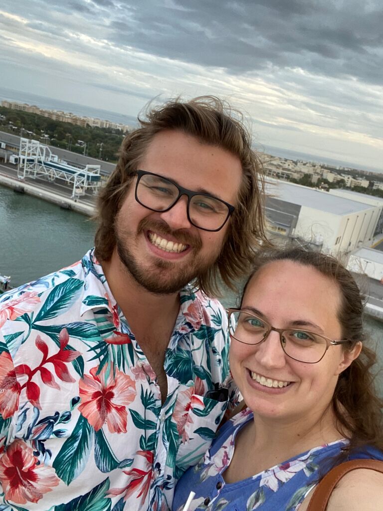 Our first cruise together on the Mariner of the Seas