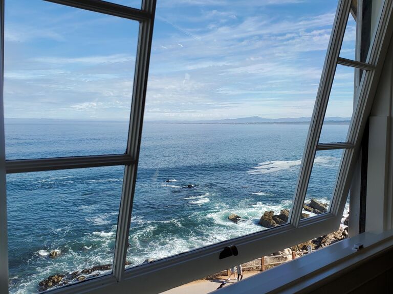 Pacific Grove adventure! (Real actual view out of the hotel room.)