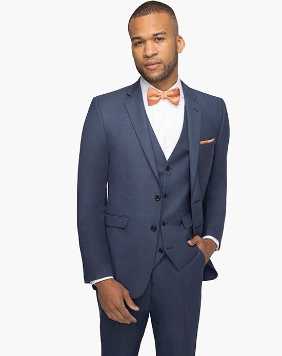 Navy Blue Notch Lapel Suit | Rent or Buy | Generation Tux Modern/Slim Fit Men's Merino Wool Navy Blue Suit