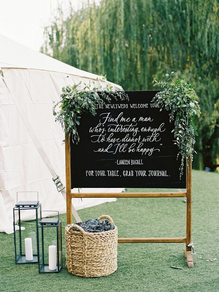 wedding sign quotes chalkboard