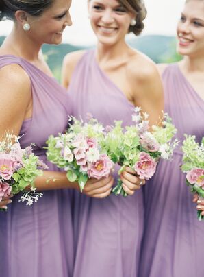 wisteria purple bridesmaid dresses bridal david shoulder weddings
