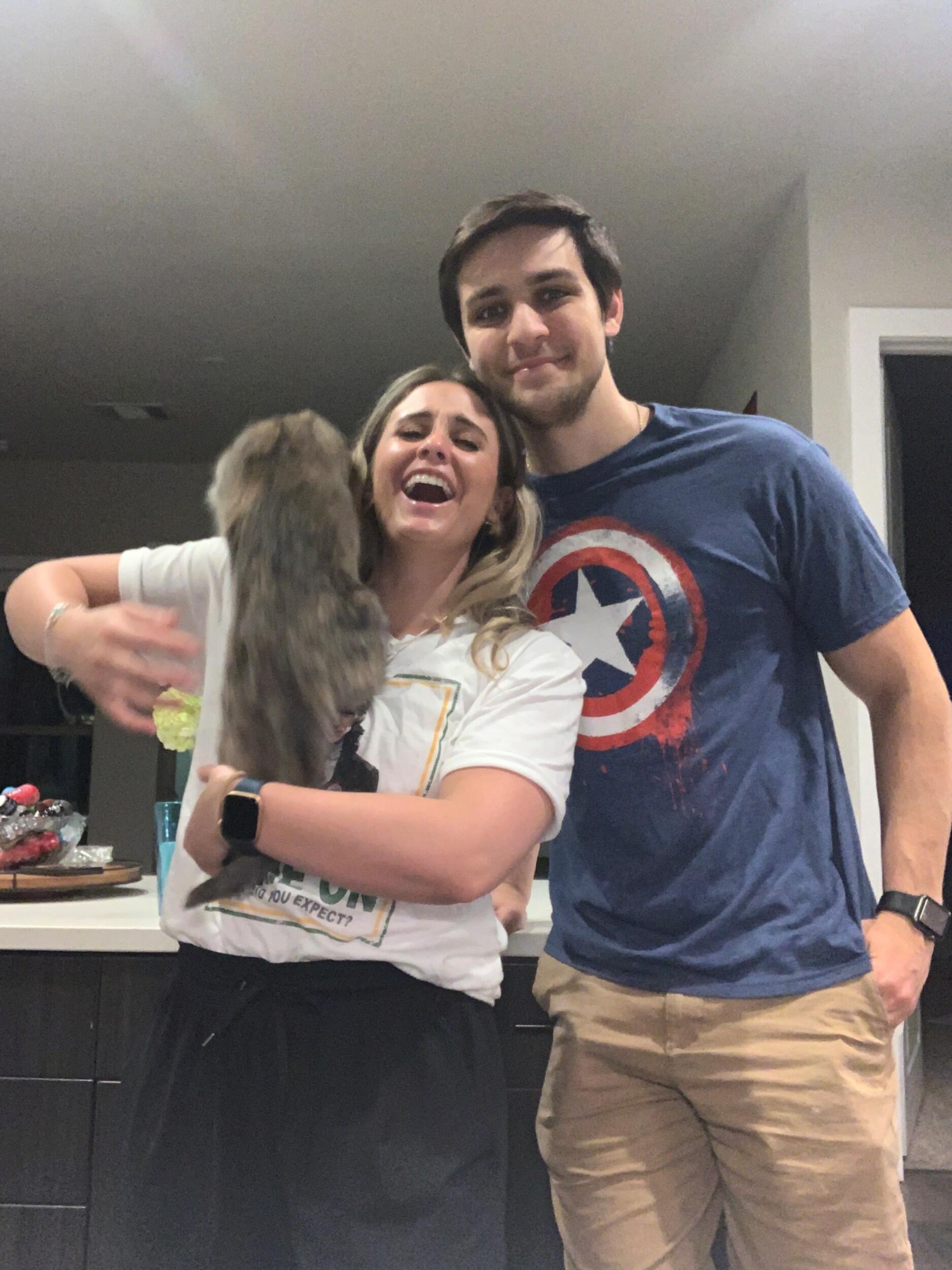 James accepted a position with Amazon in Austin, TX and moved! Boo and Elena took many trips to visit. 