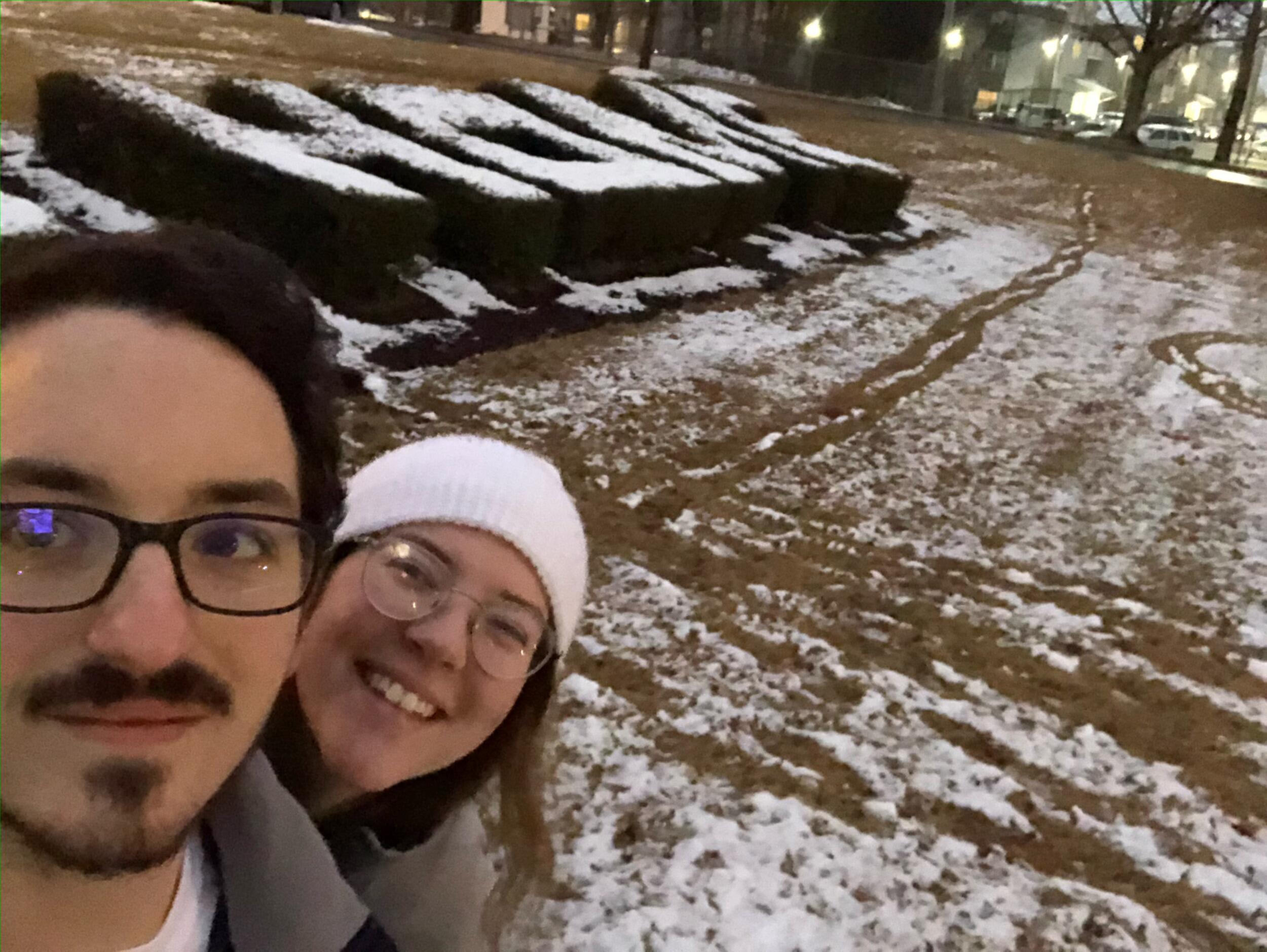 Mississippi State college snow day!