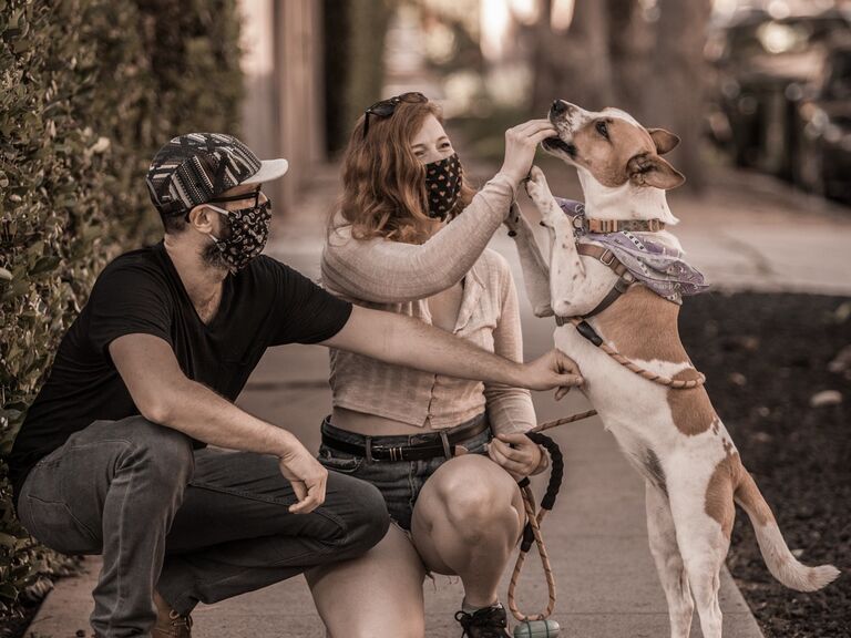 They made the best of the pandemic as a new family.