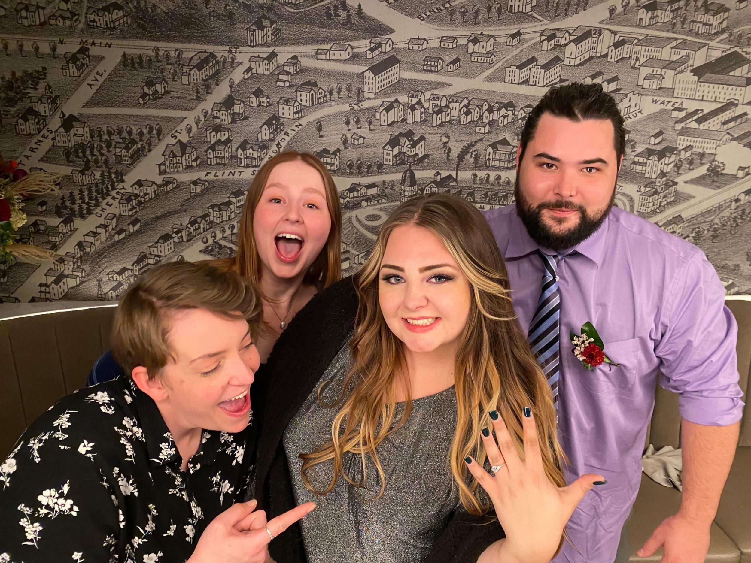 Our besties got engaged!