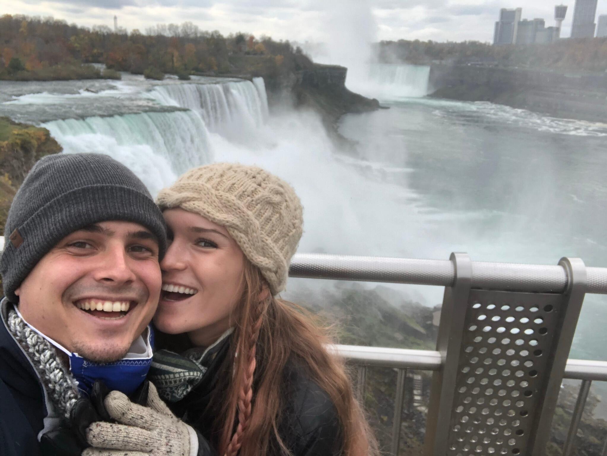 Niagara Falls!  Traveled to New York together for yet another adventure!
