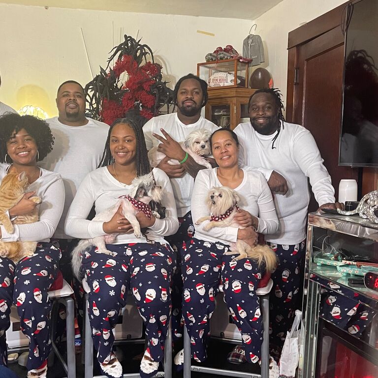 Destiny first Christmas Eve spent with Demik's family.