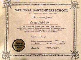 Lance Smith: Certified Bartender - Bartender - Brea, CA - Hero Gallery 4