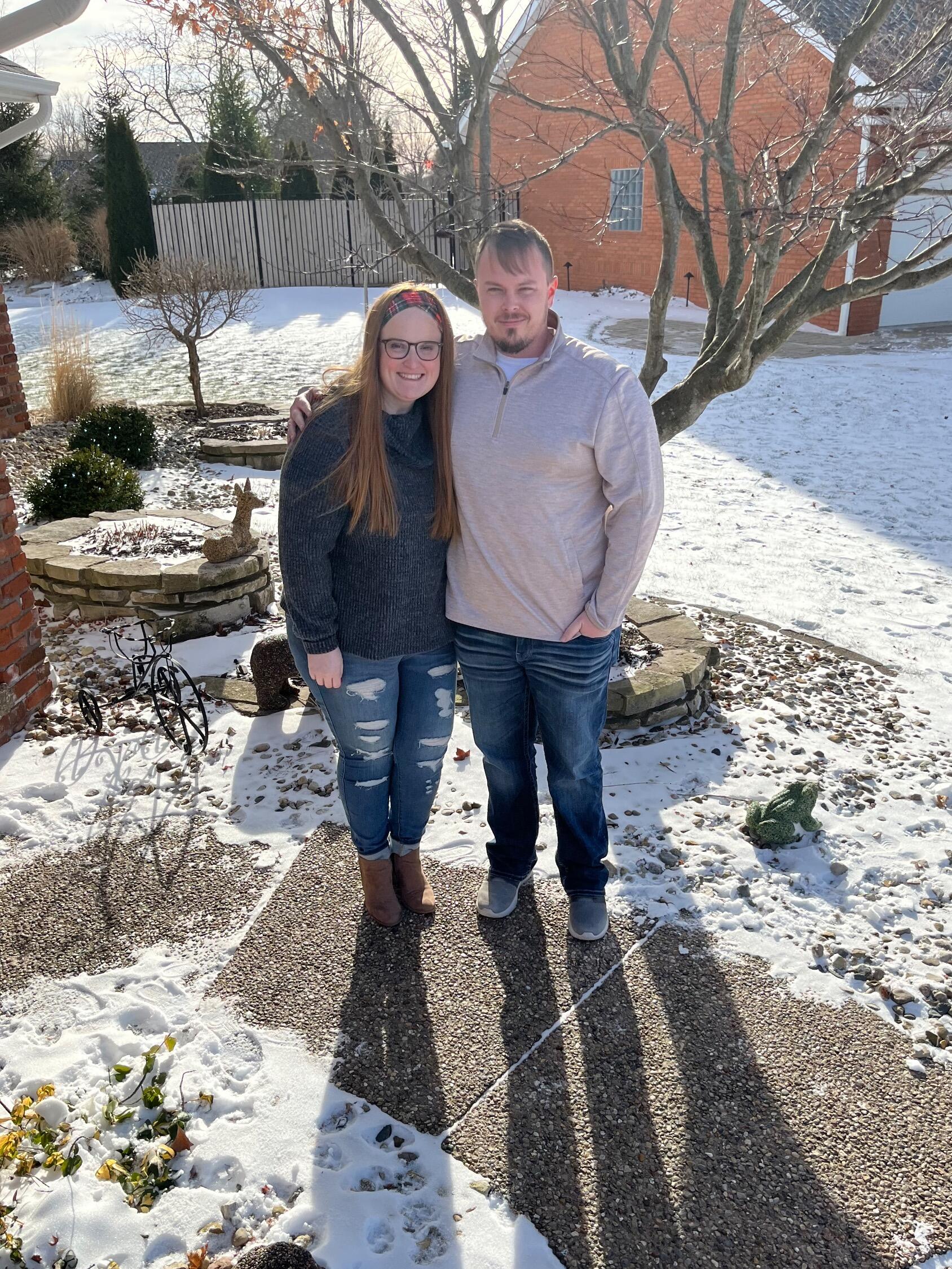 Celebrated Christmas Eve with SJ's family and Christmas with Megan's family!