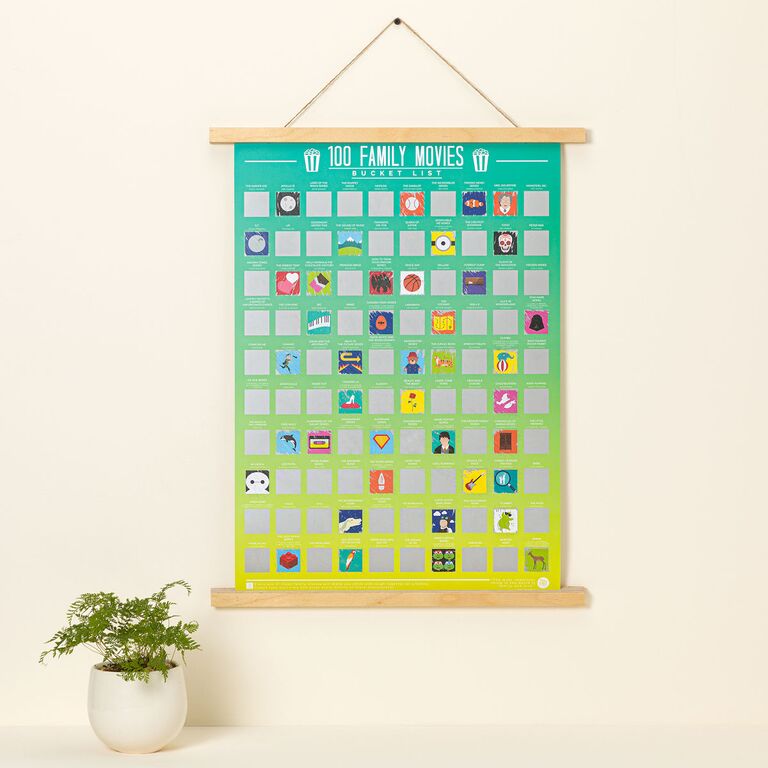 Scratch-off movie poster gift for girlfriend