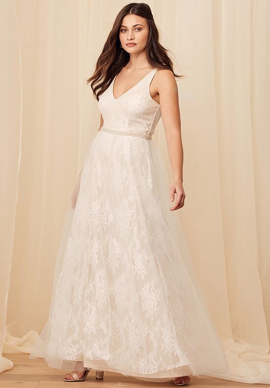 Lulus Sweet Love Ivory Lace Beaded Maxi Dress Wedding Dress | The Knot