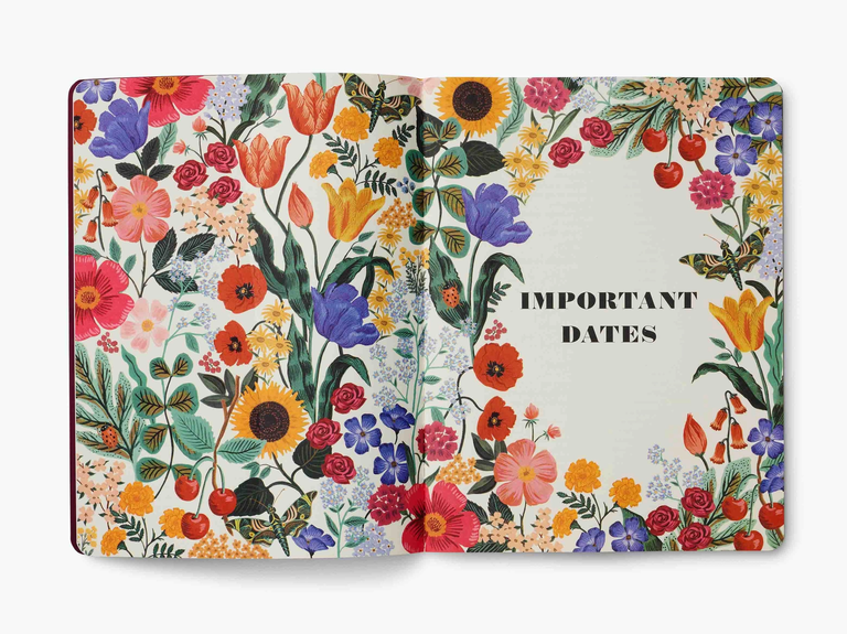 Floral Date Notebook for your boyfriend's mom