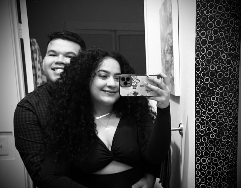 Their first Christmas together as a couple<3