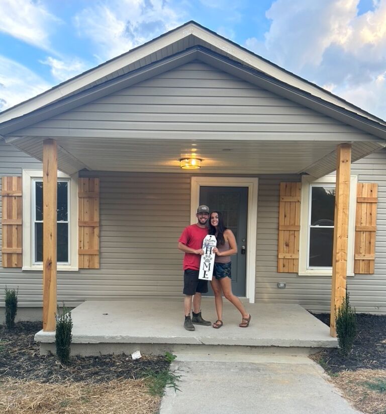 The day we bought our first home!