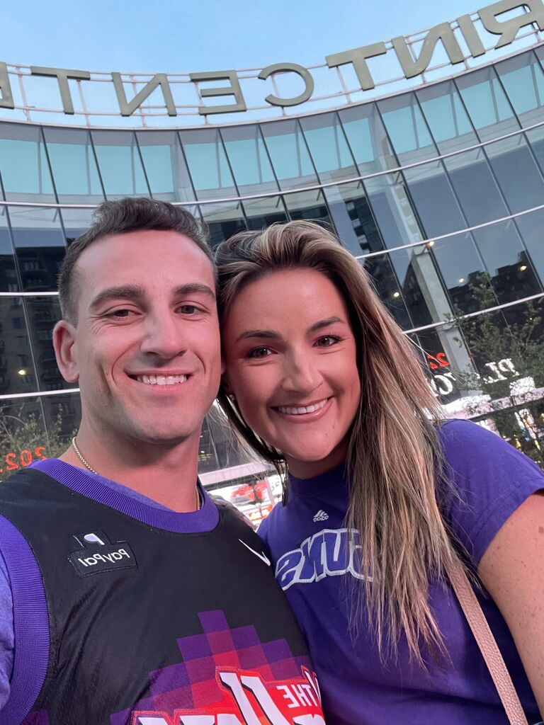 First Suns game together! π