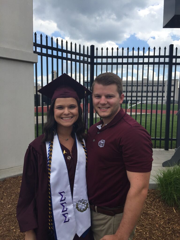 After finishing his clinical, Andrew drove 12 hours straight to surprise Jenny for her graduation! And officially asked her to be his girlfriend--after Jenny ruined his plans and told him they needed to officially define the relationship minutes before he got the chance to ask. 