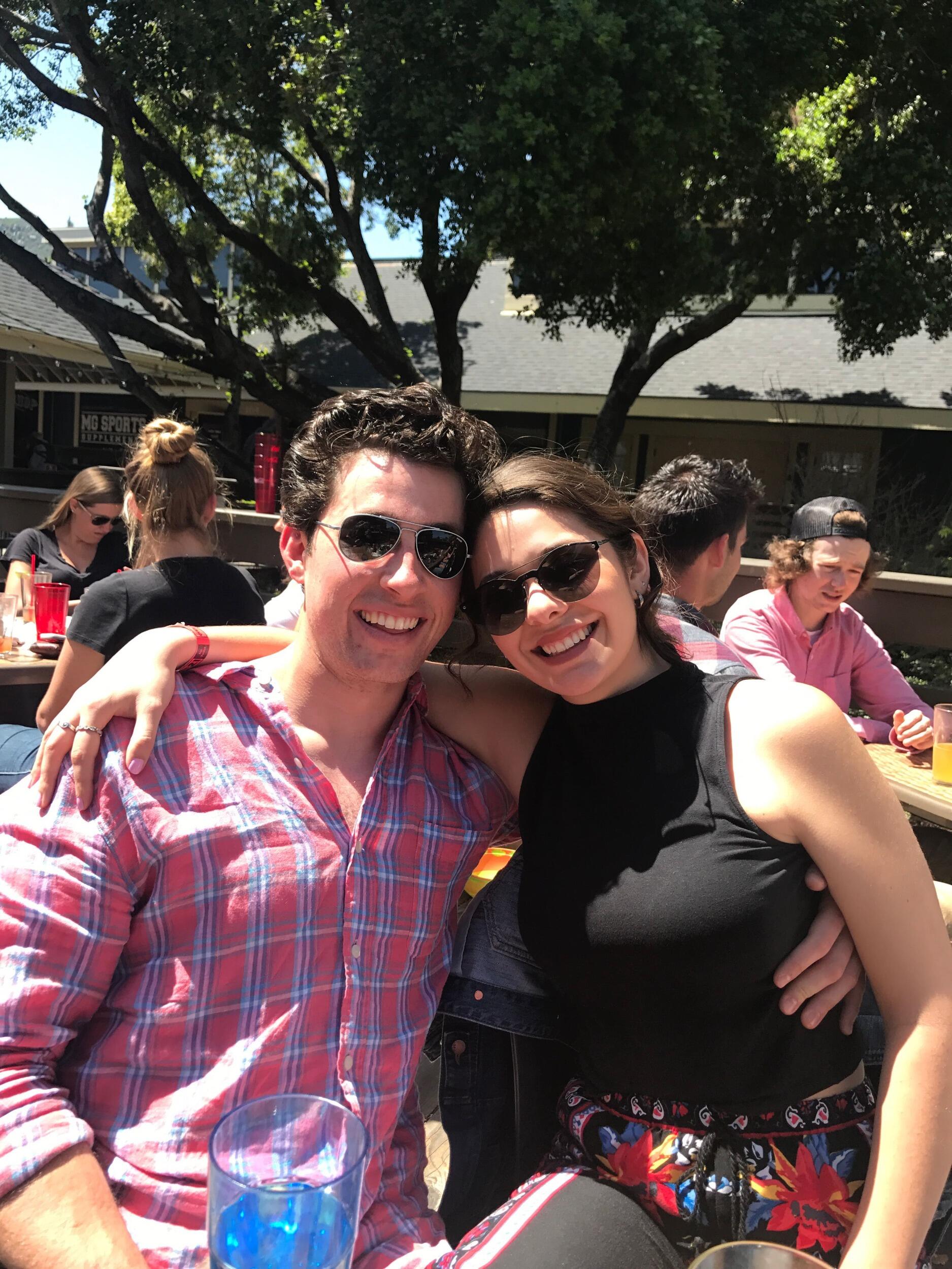 Though we first met in October 2017, it was not until this day we got our first photo together.  You can tell by the amount of space in between us that Jacob was still in the friend zone. 