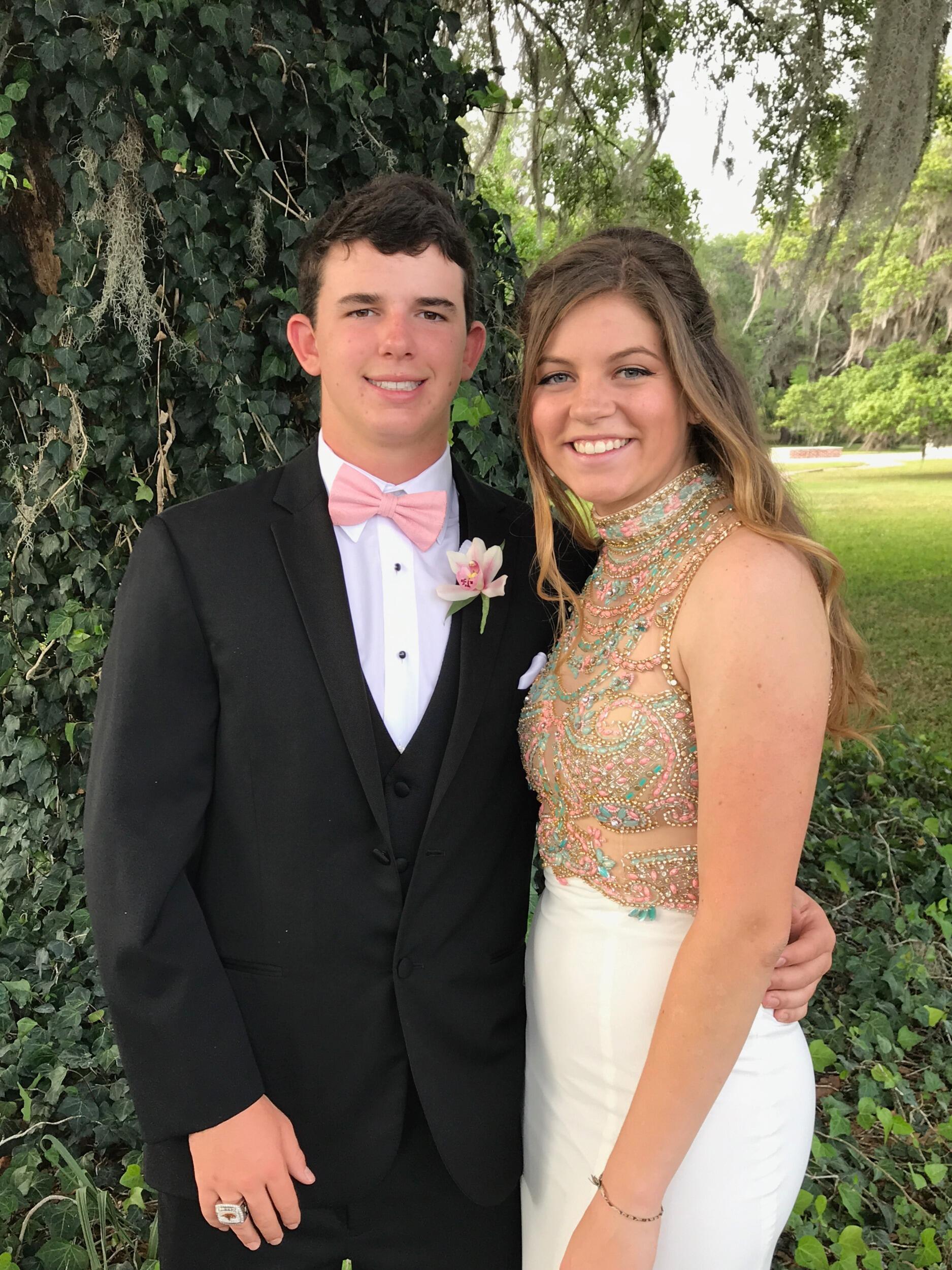 They attended Grayson's senior prom.