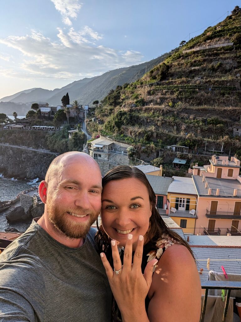 They got engaged in Italy!