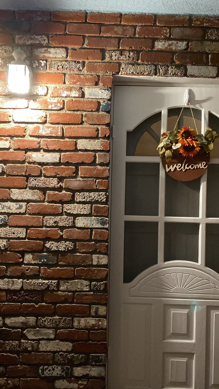 Justen, Julia and Morgan moved in to their first house here in Long Beach.
