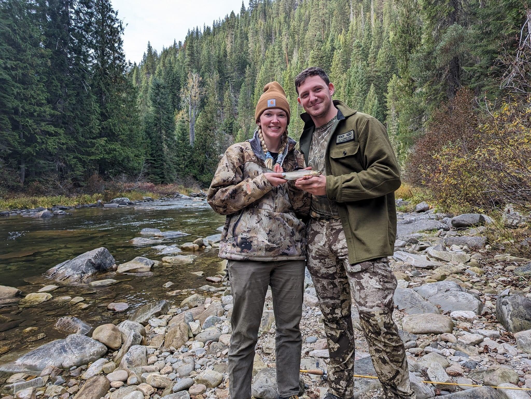 First Idaho hunting trip with Alex's uncle Clayton. Alex shot his first bear with his bow! Sadly, Crystal couldn't stay long enough to witness it due to school.